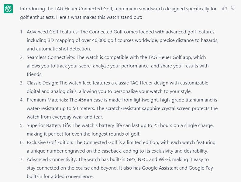 How to write product and service descriptions with ChatGPT